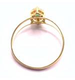 Anel em ouro 18k com 17 zirconias - 2ANZ0115